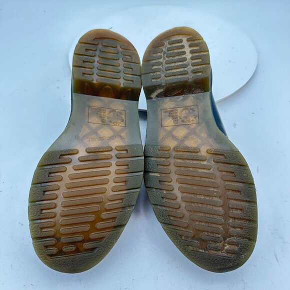 Dr Martens The Original 14046 Women Size 6 Black Leather Low Top Derby Shoes - Picture 8 of 11